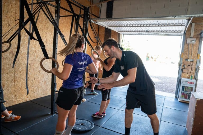 Échauffement avant l'entraînement